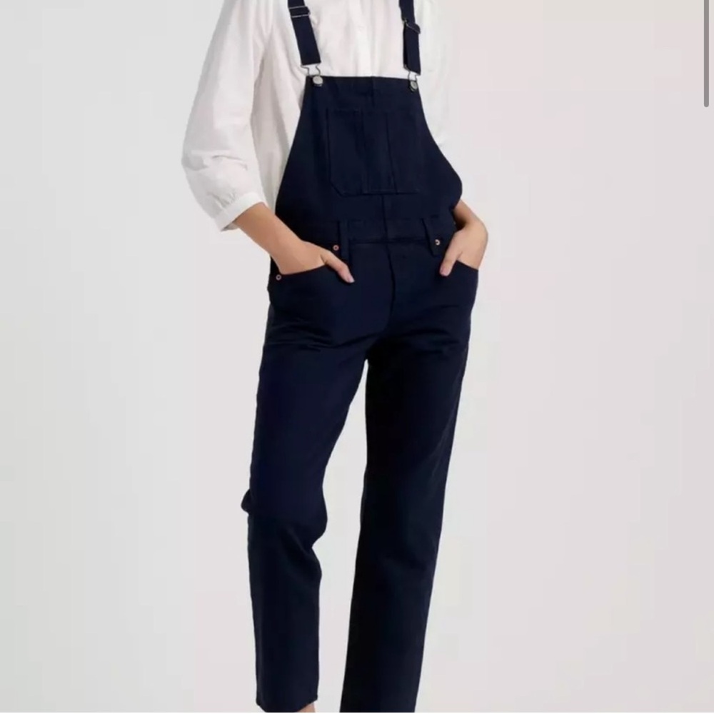 Lucky Brand - Navy Boyfriend Overall